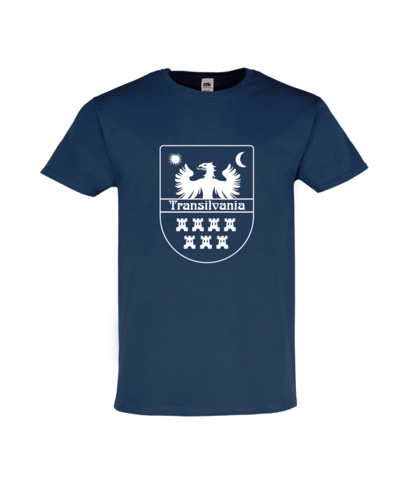 T-Shirt Transilvania navy druck-fata 04