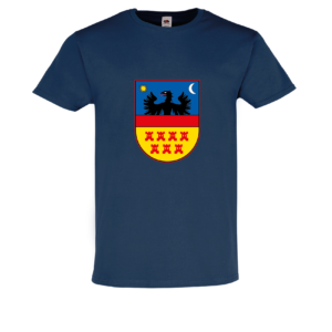 T-Shirt Transilvania navy druck-fata 06