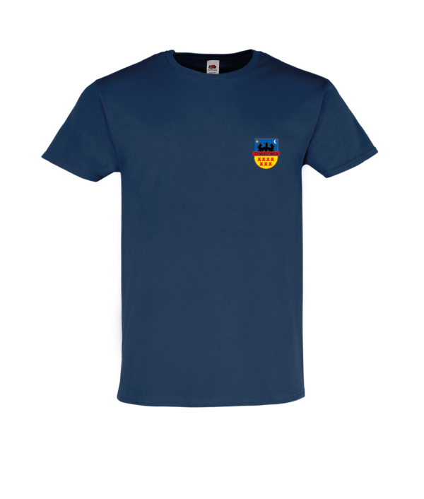 T-Shirt Transilvania navy druck-fata 08