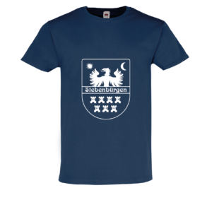 T-Shirt Transilvania navy druck-fata 10